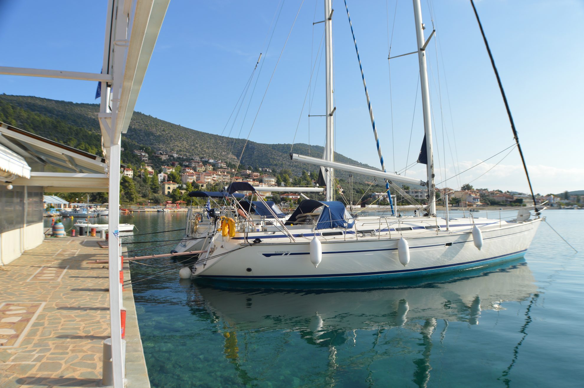 Moored at Korfos